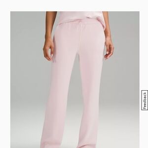 Lululemon Softstreme Light Pink Pants Sz 12